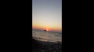 Sunset on the Black Sea Crimea