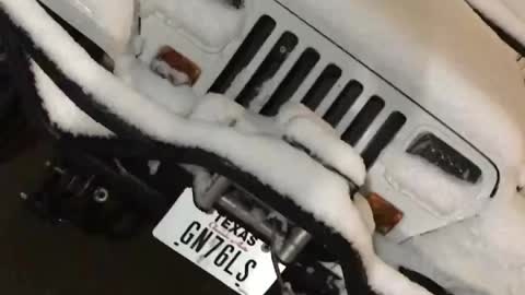 Jeep wrangler yj snow cold start