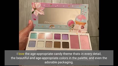 Petite n' Pretty Sugar Coated Glow Makeup Set | Lip Gloss Trio, Eye & Cheek Palette Makeup Kit