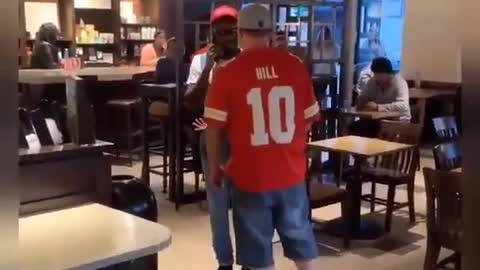 Man Yanks Hat Off Trump Supporter Because Was Triggered － Nobody Did Nothing!