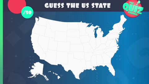 Guess the US State on the Map