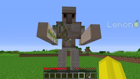 What if you SPAWN A GOLEM OF 1000 BLOCKS in Minecraft ? INCREDIBLY HUGE IRON GOLEM !