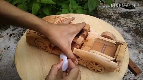 Wooden car