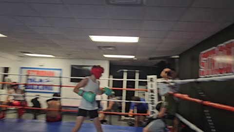 Joey sparring Myles 10/3/23