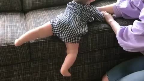 How to teach your baby to get off the couch safely