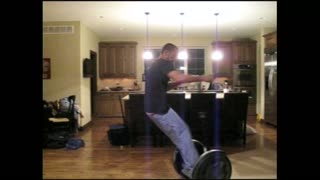 Guy Wrecks His Living Room After Losing Control Of Segway