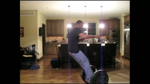 Guy Wrecks His Living Room After Losing Control Of Segway