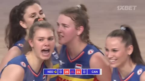 🔴Highlights from Week 3 of Women's VNL 2024: 🇨🇦 CAN vs. 🇳🇱 NED