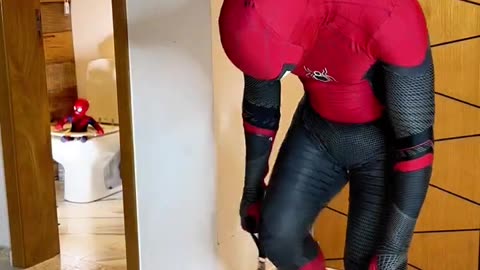 rubber stretching funny spider man comedy 🤣😂😆