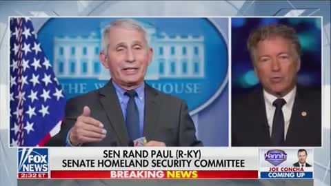 Rand Paul calls for “five years in jail” for Fauci lying to congress