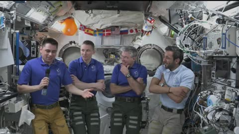 Expedition 69 NASA's SpaceX Crew-6 Talks with Media Before Station Departure - Aug. 23, 2023