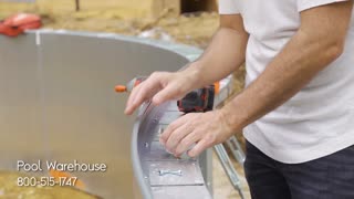 How To Install FLEX POOL COPING On Steel Wall Swimming Pool Kits MFG. by Hydra Pools