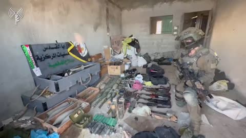 Troops of the elite LOTAR counter-terrorism unit located a weapons depot adjacent