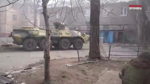 The marines of the Russian Navy in street battles in Mariupol