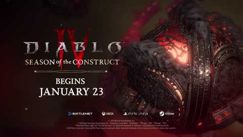 Diablo 4 - Official Season of the Construct Announcement Trailer