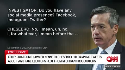 Key figure in fake electors plot concealed damning tweets from prosecutors