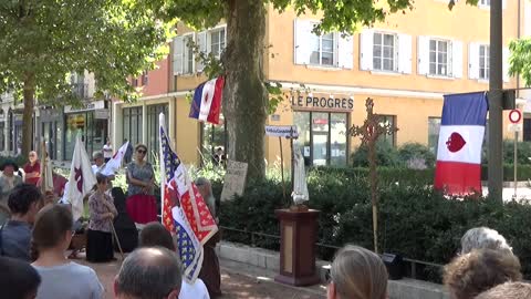 14/08/2021 Villefranche sur Saône, Civitas contre la tyrannie sanitaire