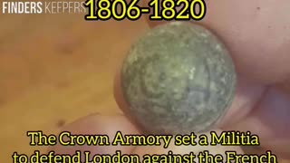 Extremely Rare Crown Armory Musket Ball