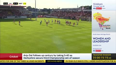 Sligo Rovers 2-0 Motherwell - Sky Sports News Report