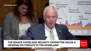 Senator Ron Johnson Scorches Sec. Mayorkas For His "Travesty" Of A Border
