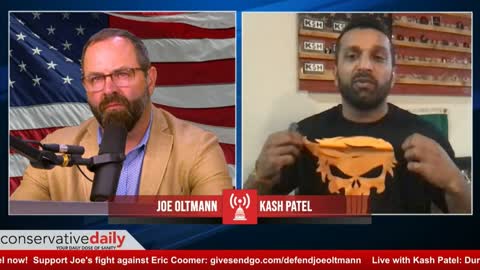 Kash Patel interview 9/22/22 via Frankspeech.com conservative daily