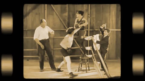 Buster Keaton in the movie BOXING