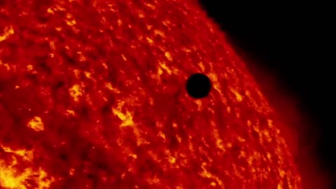 Venus transiting across the Sun: images from NASA's Solar Dynamics Observatory