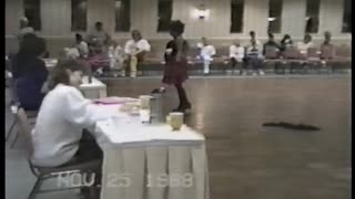 Competition Dancer Woman Loses Her Wig