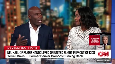 'I was stripped of my dignity': Terrell Davis recounts getting handcuffed after United flight | CNN
