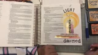 Let's Bible Journal Matthew 4 (an Impromptu Facebook Live) (from Lovely Lavender Wishes)