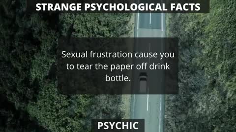 STRANGE PSYCHOLOGICAL FACT ABOUT PEOPLES