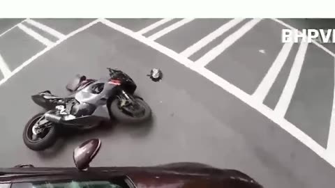 Super bike accident