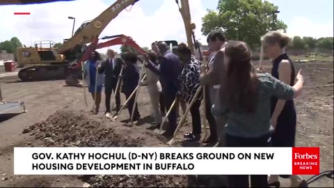 New York Gov. Kathy Hochul Breaks Ground On New Housing Development in Buffalo