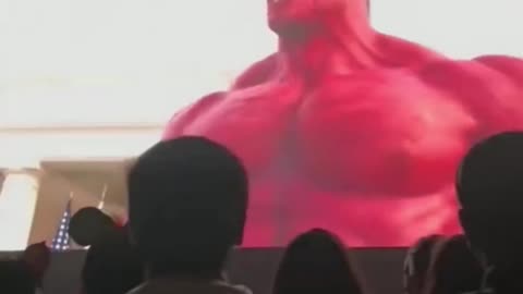 RED HULK REVEALED 😰🥶 😱 at D23 #marvel #d23 #disney #mcu #crazy #hulk