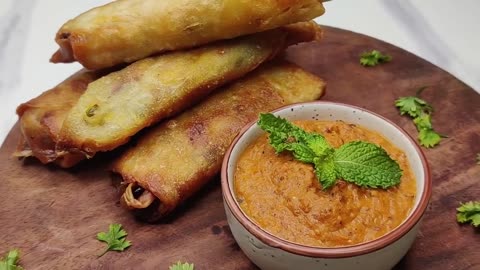 Classic Indian Dish: Veg Spring Rolls (Watch & Prepare)