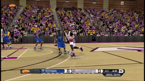 South Carolina High School Basketball NBA 2K14 PC Ridge View vs Keenan High School