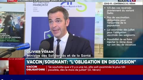 "La phase 3 est terminée depuis des mois... " Olivier Véran - 2 juillet 2021 - Villeneuve-La-Garenne