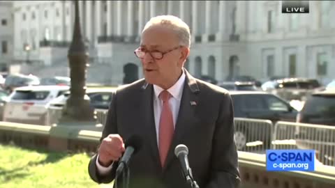 Schumer Grilled By Reporters On The Supreme Court