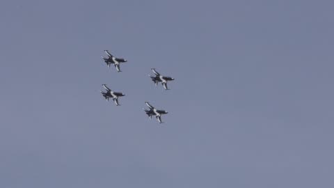 The Black Eagles Aerobatics Team Display