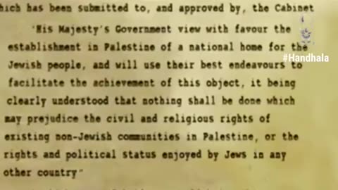 THE BALFOUR DECLARATION AND THE ROTHSCHILD DYNASTY