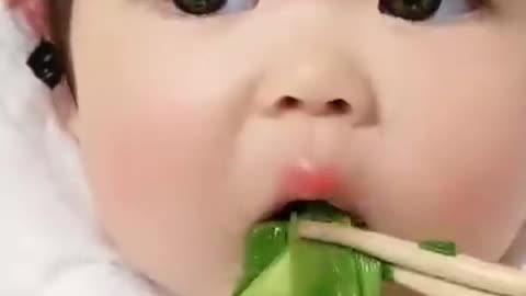 Vegan cute baby