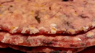 Sweet potatoes & red amaranth tortilla or roti recipe