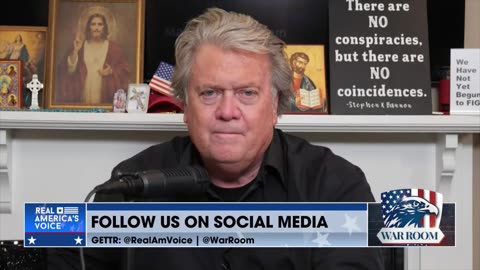 Bannon: "Trump will deliver the votes, we need to make sure they're not stolen"