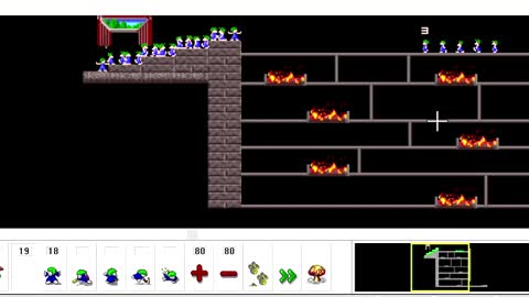 Lemmings 95: Let's block and blow