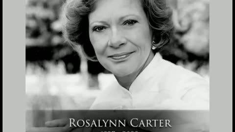 rip to Rosalynn carter first Lady of united states 11/19/23