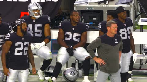 The Raiders On US Sports Net Zamir White Mic’d up vs. Patriots