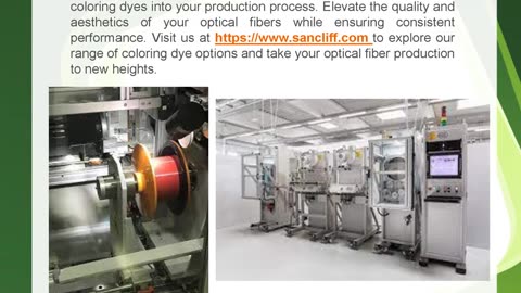 Enhance Your Optical Fiber Production with Premium Coloring Dyes