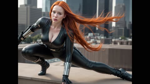 POSH - Christina Hendricks as Black Widow AI Generated