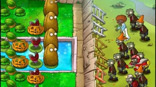 Plants vs Zombies Supervivencia 08 Piscina Dificil