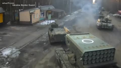 Russia invades Ukraine on many fronts in 'brutal act of war'